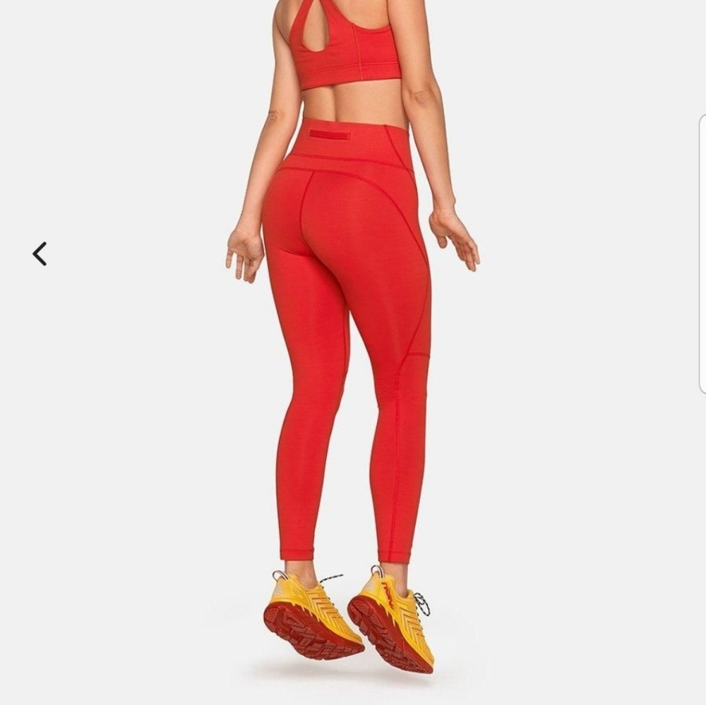 Outdoor Voices Core TechSweat 7/8 Leggings Scarlet